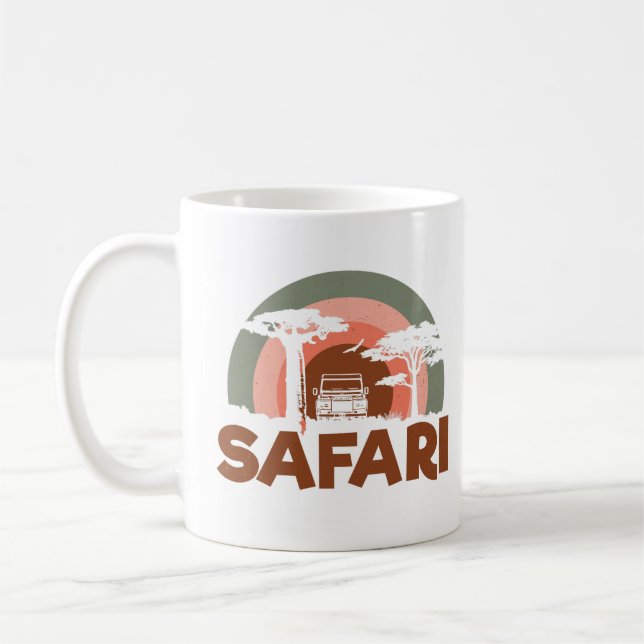 Safari-tema Kaffemugg (Vänster)