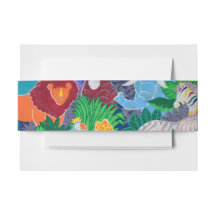 Safari Theme Birthday Rainbow Colorful Party