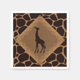 Safari Theme Giraffe Pappersservett