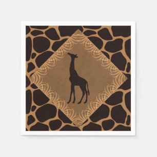 Safari Theme Giraffe Pappersservett