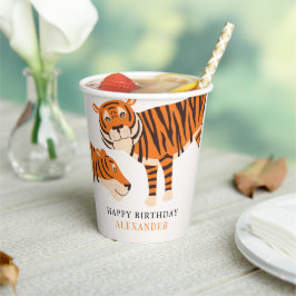 Safari Tiger Children's Grattis på födelsedagen