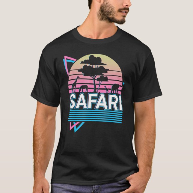Safari Tour Guide Africa 1 T Shirt (Framsida)