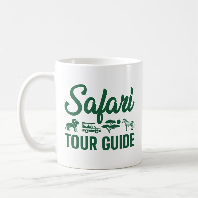 Safari Tour Guide Kaffemugg (Vänster)