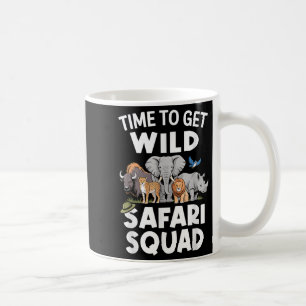 Safari Tour Guide Safari Animals Time to Get Vild Kaffemugg