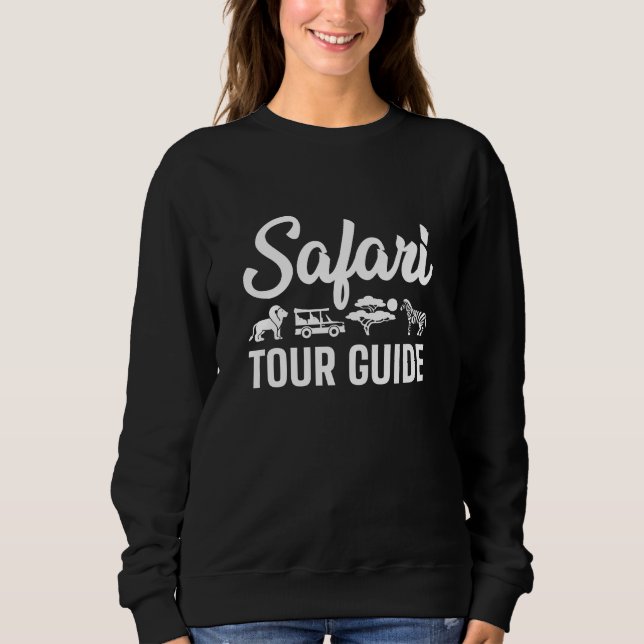 Safari Tour Guide T Shirt (Framsida)