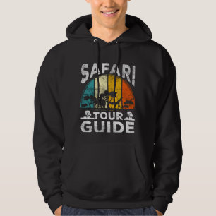 Safari Tour Guide Wilderness Animal Äventyr Hoodie