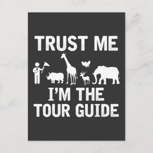 Safari Tour Guide Zoo Animal Vacation Wilderness Vykort