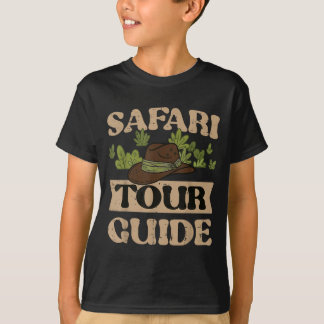 Safari Turledare Kostym Djungel Zoo Vilda Djur Män T Shirt