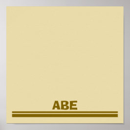 Safari upsherin bordstablett poster