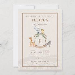 Safari Vapensköld Inbjudningar