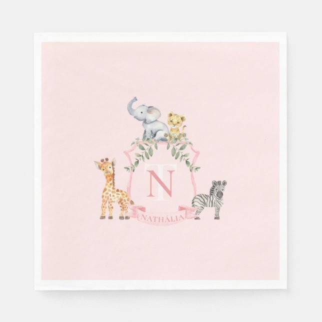 Safari Vapensköld Pappersservett (Framsidan)