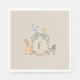 Safari Vapensköld Pappersservett