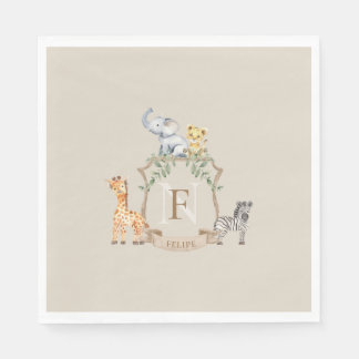 Safari Vapensköld Pappersservett