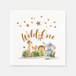 Safari Vild en födelsedag Pappersservett