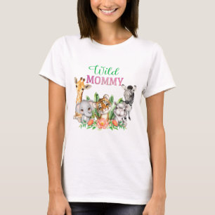 Safari Vild en vattenfärgsdag T Shirt