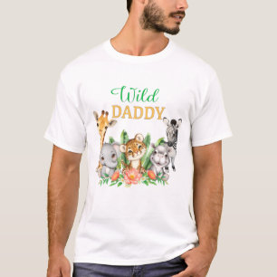 Safari Vild en vattenfärgsdag T Shirt