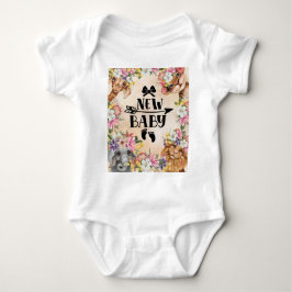Safari vildbaby baby shower Rosa baby bodysuit T Shirt
