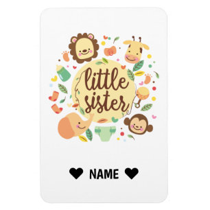 Safari WandeLittle Sister Magnet