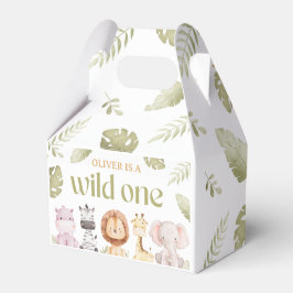 Safari Wild One 1-årsdag Presentaskar