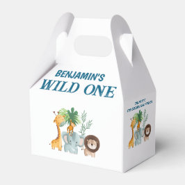Safari Wild One Födelsedag Presentaskar