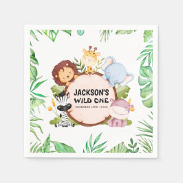 Safari Wild One Pappersservett