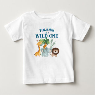 Safari Wild One skjorta Baby pojke T Shirt