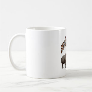 Safari Wildlife Design Giraffe Kaffemugg