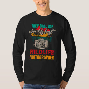 Safari Wildlife Fotograf Big Five Afrika Semester T Shirt