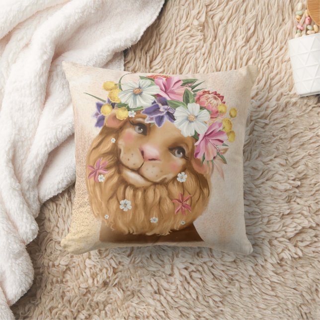 Safari wildon babydusch rosa och guld kudde (Filt)