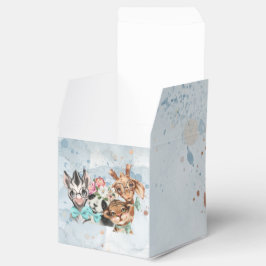 Safari wildon babyduschinbjudan Blue Presentaskar