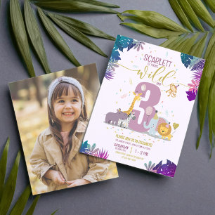Safari Young Vild & 3 Girl Budget Foto Birthday