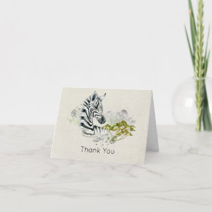 Safari Zebra Vild Exotic Animal Tack Kort