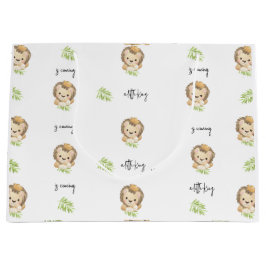 Safaridjur i baby lejona kung