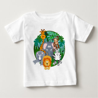 Safaridjurtecknad Tee Shirt