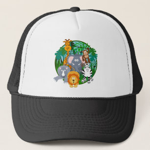 Safaridjurtecknad Truckerkeps