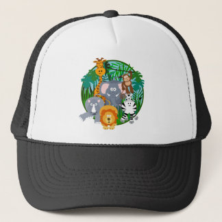 Safaridjurtecknad Truckerkeps