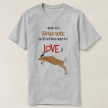 Safarien vägleder den Kudu tshirten