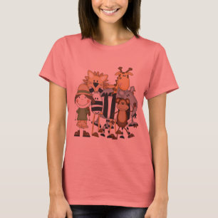SafariflickaT-tröja och gåvor T-shirt