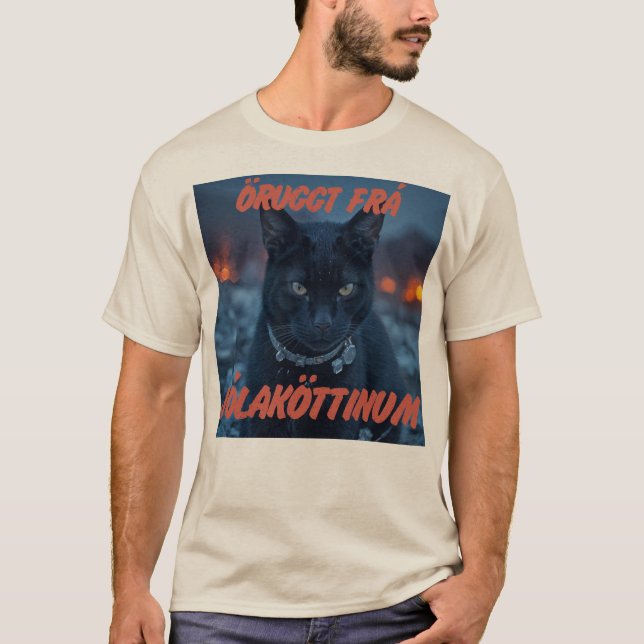 Safe from the YuleCat T-Shirt (Framsida)