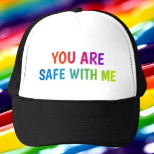 Safe Space Trucker Hatt – Du Är Säker Med Mig Keps