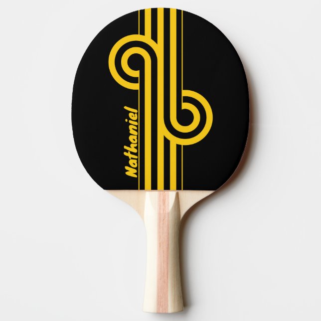 Safety Bee Nostalgic Stripe Loop med namn Pingisracket (Baksidan)