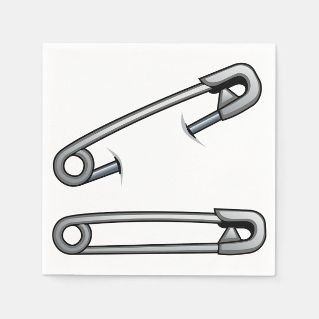 Safety Stift Papper Napkins Pappersservett (Framsidan)