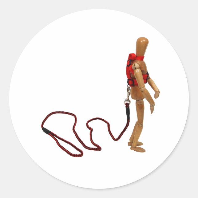 SafetyLine073109 Runt Klistermärke (Framsida)