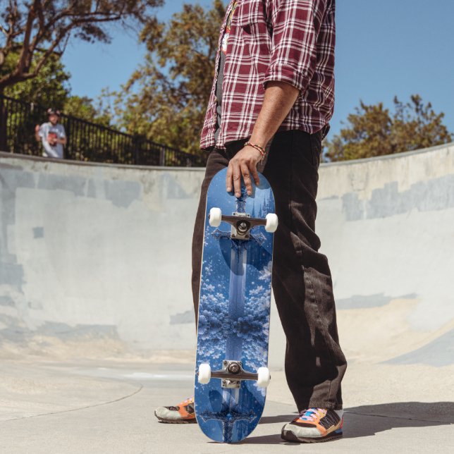 Saffirens ed mini skateboard bräda 18,5 cm (Utomhus 2)