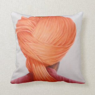 SaffranTurban Kudde