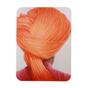 SaffranTurban Magnet