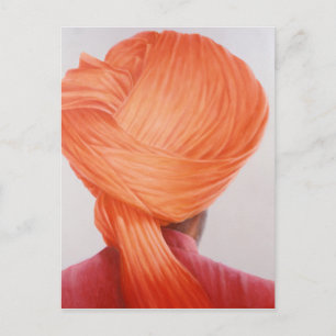 SaffranTurban Vykort