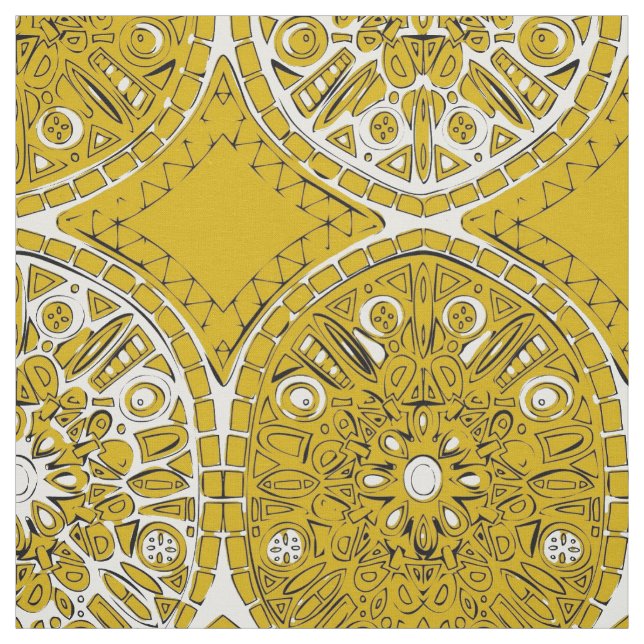 saffreya ochre tyg (Provkarta)