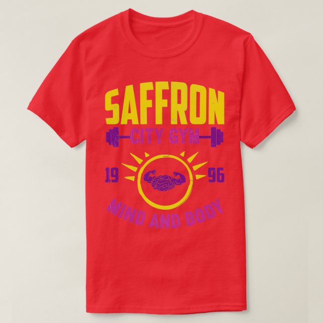 Saffron City Gym Mind and Body T Shirt (Design framsida)