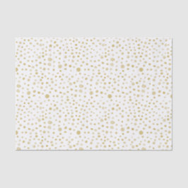 Saffron Confetti Watercolor Dots Tissue Paper